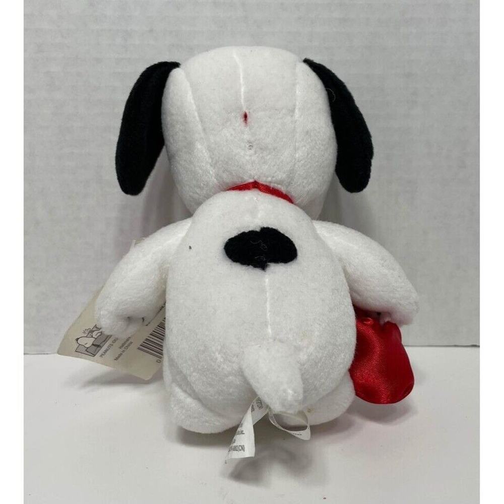 Hallmark Peanuts Snoopy Plush Bag Love Hearts Stuffed Animal 8” - Picture 3 of 5